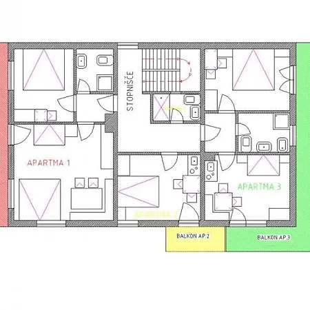 Apartmaji Verica Ceklin בוהין