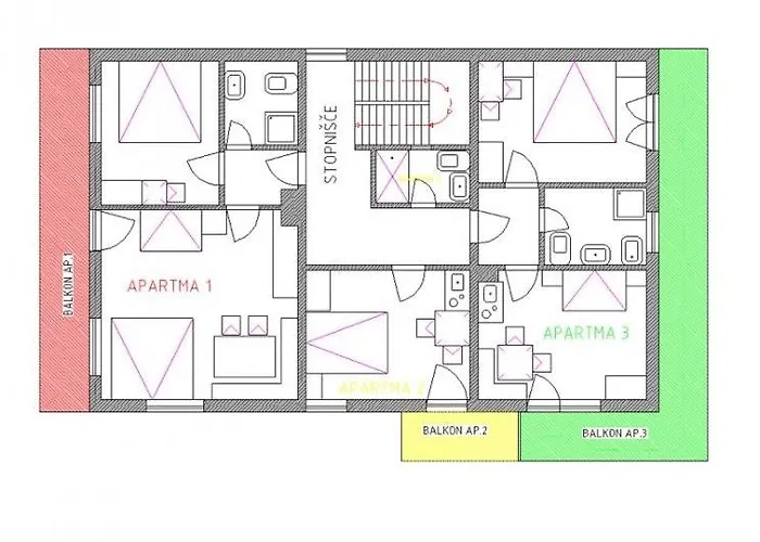 Apartmaji Verica Ceklin 보히니